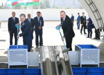 Prezident İlham Əliyev və Prezident Şavkat Mirziyoyev Bakıda “Özbəkistan” parkının təməlini qoyublar (FOTO/VİDEO)