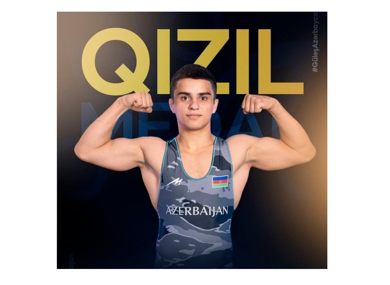 Azərbaycan güləşçisi Avropa çempionu olub