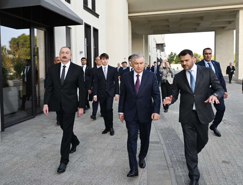 Prezident İlham Əliyev və Prezident Şavkat Mirziyoyev “Sea Breeze” istirahət mərkəzində olublar (FOTO)