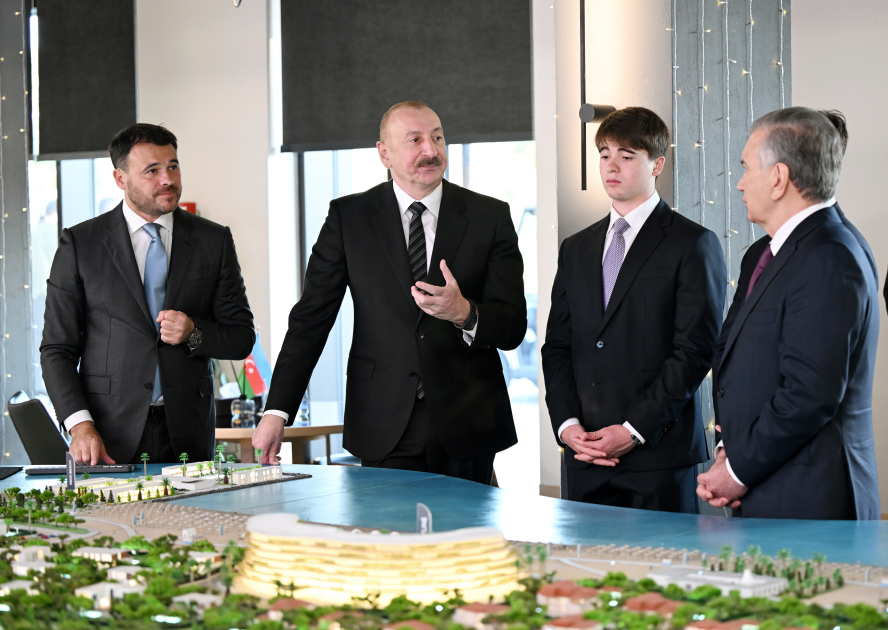 Prezident İlham Əliyev və Prezident Şavkat Mirziyoyev “Sea Breeze” istirahət mərkəzində olublar (FOTO)