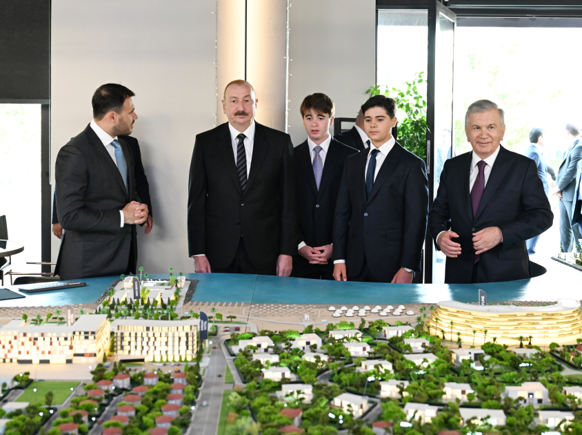 Prezident İlham Əliyev və Prezident Şavkat Mirziyoyev “Sea Breeze” istirahət mərkəzində olublar (FOTO)