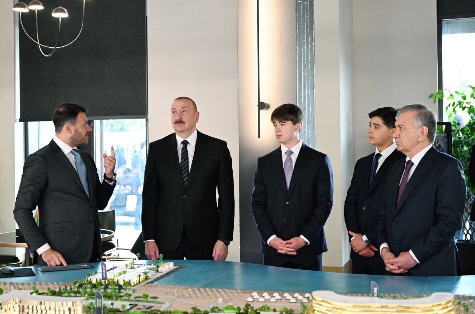 Prezident İlham Əliyev və Prezident Şavkat Mirziyoyev “Sea Breeze” istirahət mərkəzində olublar (FOTO)