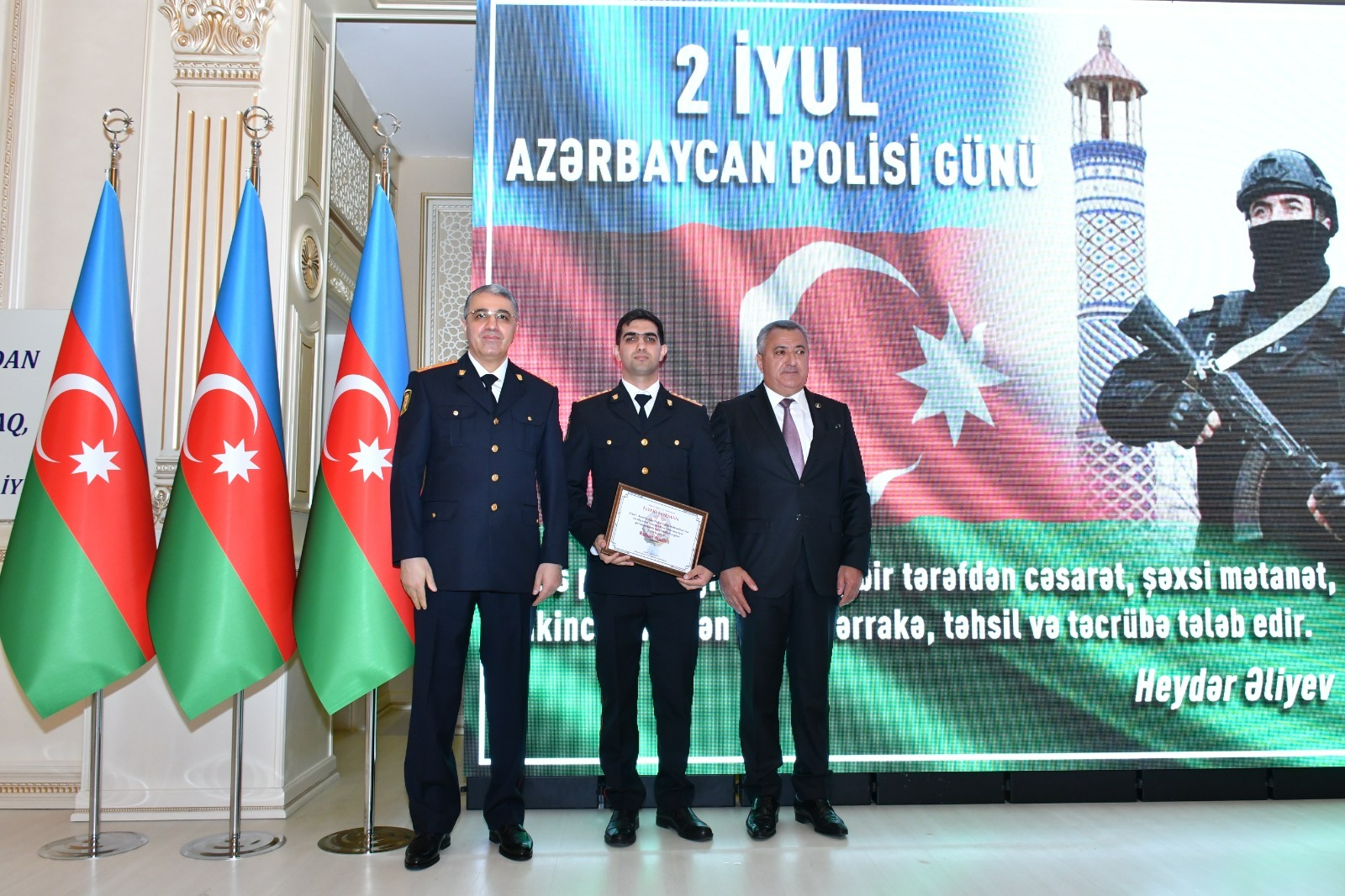 Abşeron rayonunda “2 iyul – Azərbaycan Polisi Günü” qeyd edilib (FOTO)