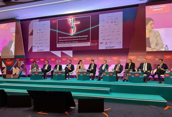 Energetika nazirinin müavini Afinada 29-cu İllik Hökumət Dəyirmi Masasında iştirak edib (FOTO)