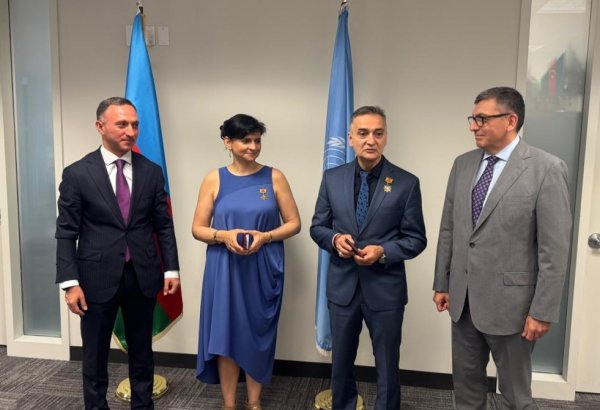 ABŞ-də yaşayan azərbaycanlı mədəniyyət xadimlərinə medal təqdim edilib
