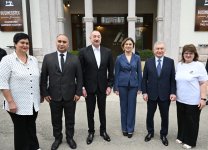 Prezident İlham Əliyev və Prezident Şavkat Mirziyoyev Xankəndidəki “Businesstex JV” tikiş fabrikinin fəaliyyəti ilə tanış olublar (FOTO)