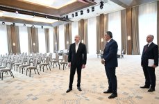 Prezident İlham Əliyev Xankəndi Konqres Mərkəzinin açılışında iştirak edib (FOTO/VİDEO)