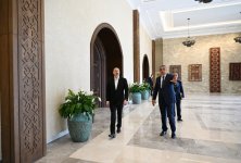 Prezident İlham Əliyev Xankəndi Konqres Mərkəzinin açılışında iştirak edib (FOTO/VİDEO)