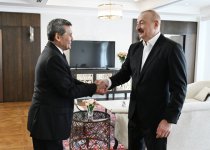 Prezident İlham Əliyev Xankəndidə Türkmənistanın Nazirlər Kabineti Sədrinin müavinini qəbul edib (FOTO/VİDEO)
