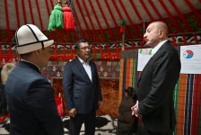 Prezident İlham Əliyev və Prezident Sadır Japarov Ağdam rayonunun Xıdırlı kəndinin 1-ci mərhələsinin açılışında iştirak ediblər (FOTO/VİDEO) (YENİLƏNİB)