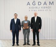 Prezident İlham Əliyev və Prezident Sadır Japarov Ağdam rayonunun Xıdırlı kəndinin 1-ci mərhələsinin açılışında iştirak ediblər (FOTO/VİDEO) (YENİLƏNİB)