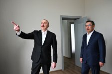 Prezident İlham Əliyev və Prezident Sadır Japarov Ağdam rayonunun Xıdırlı kəndinin 1-ci mərhələsinin açılışında iştirak ediblər (FOTO/VİDEO) (YENİLƏNİB)