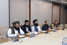 Elnur Məmmədov əfqanıstanlı həmkarı ilə regionda cərəyan edən proseslər ətrafında fikir mübadiləsi aparıblar (FOTO)