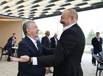 Prezident İlham Əliyev və ECO-nun 17-ci Zirvə görüşünün iştirakçıları Ağdamdakı “İmarət” Kompleksində Qarabağ atlarının “Zəfər” şousunu izləyiblər (FOTO/VİDEO)
