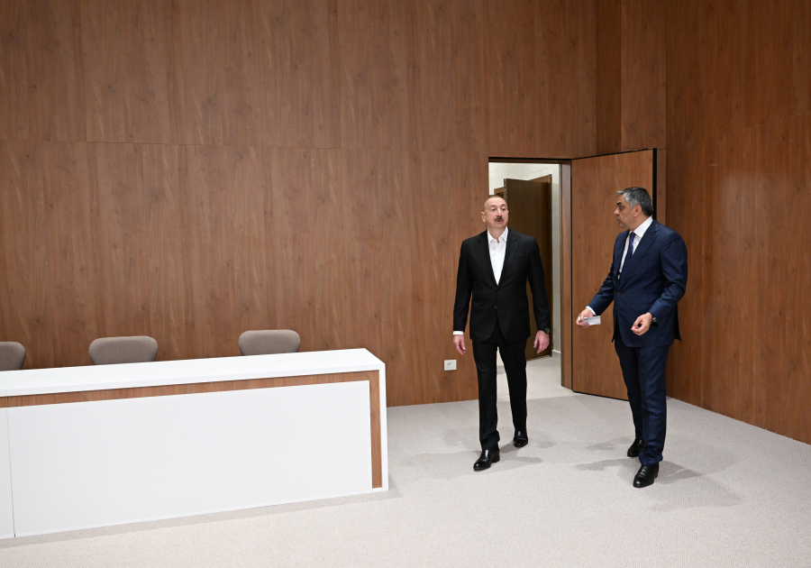 Prezident İlham Əliyev Xankəndi Konqres Mərkəzinin açılışında iştirak edib (FOTO)
