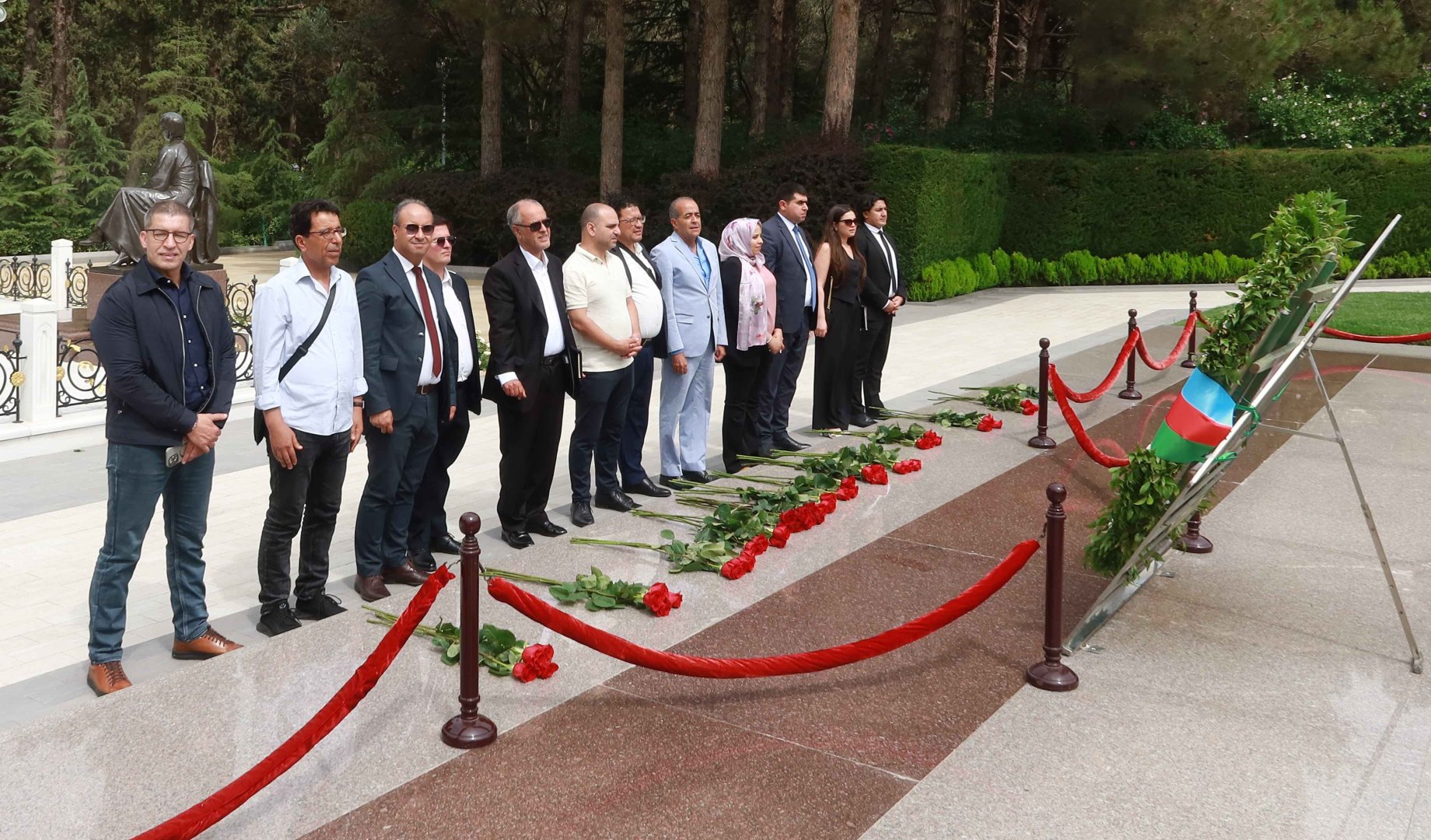 Mərakeşli jurnalistlər ölkəmizdə səfərdədir (FOTO)