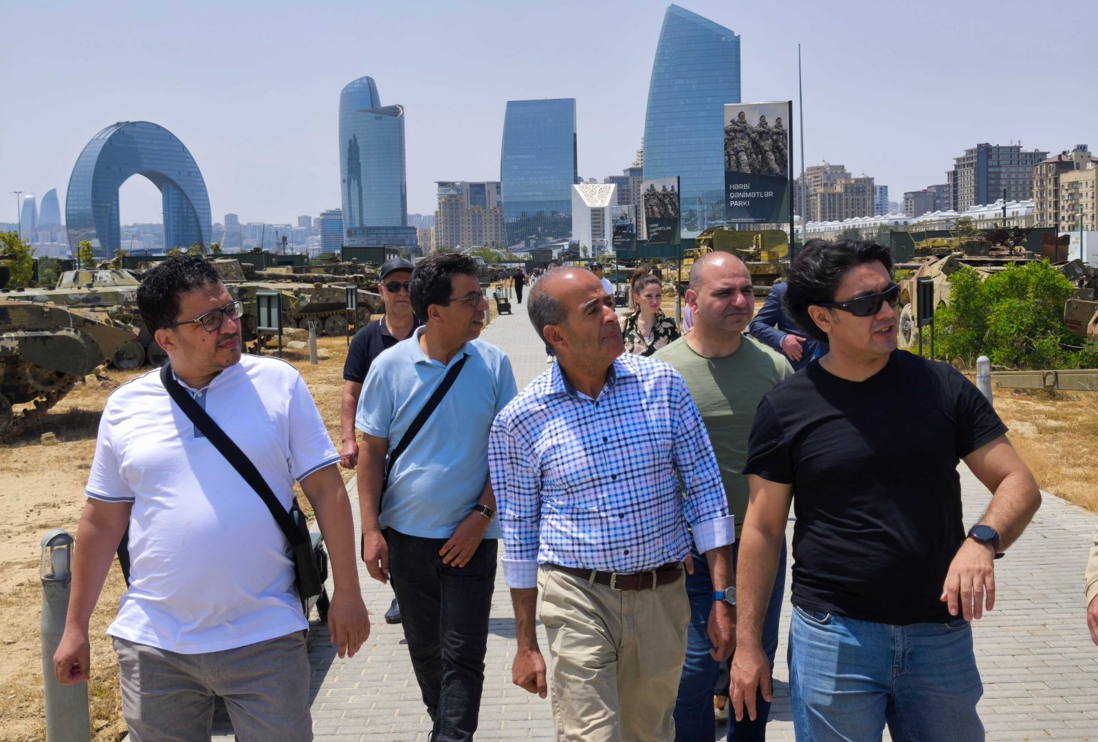 Mərakeşli jurnalistlər ölkəmizdə səfərdədir (FOTO)