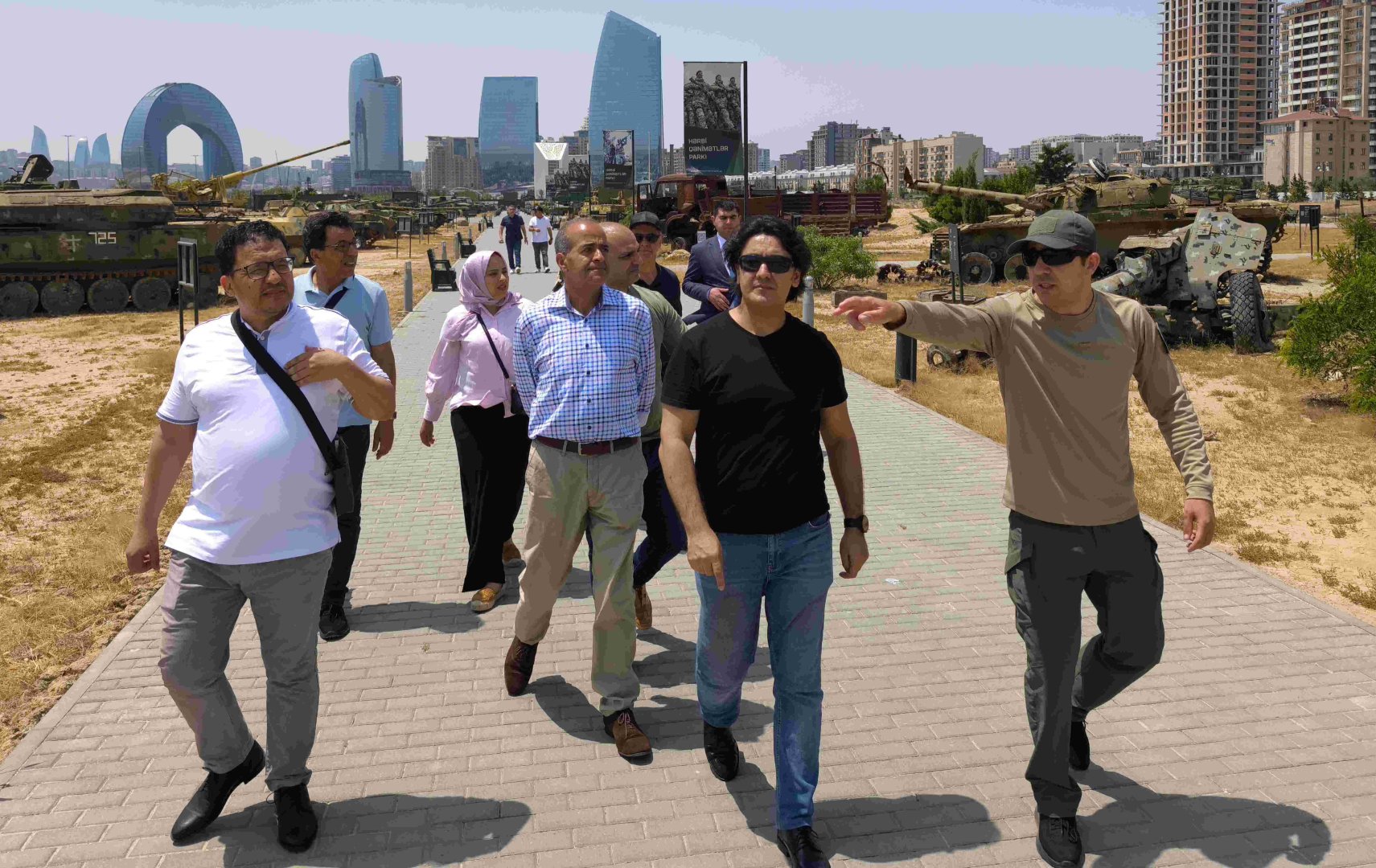 Mərakeşli jurnalistlər ölkəmizdə səfərdədir (FOTO)