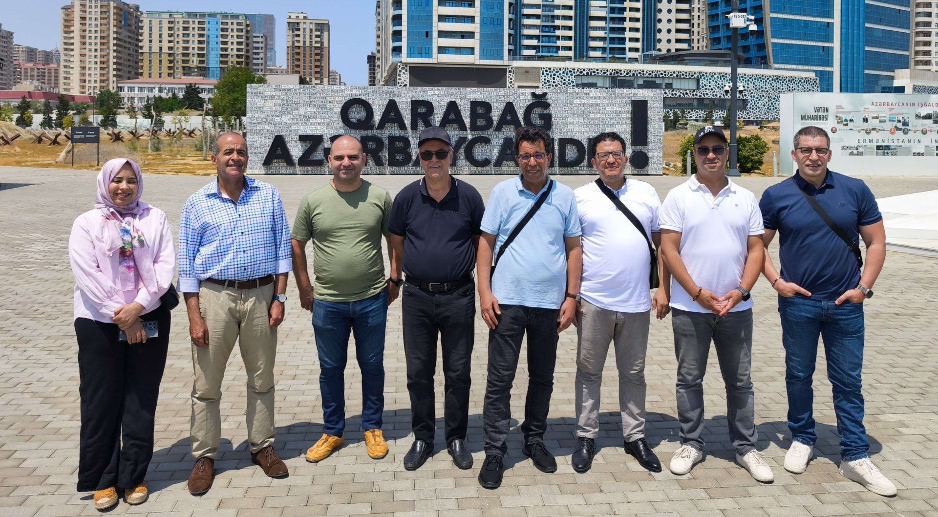 Mərakeşli jurnalistlər ölkəmizdə səfərdədir (FOTO)