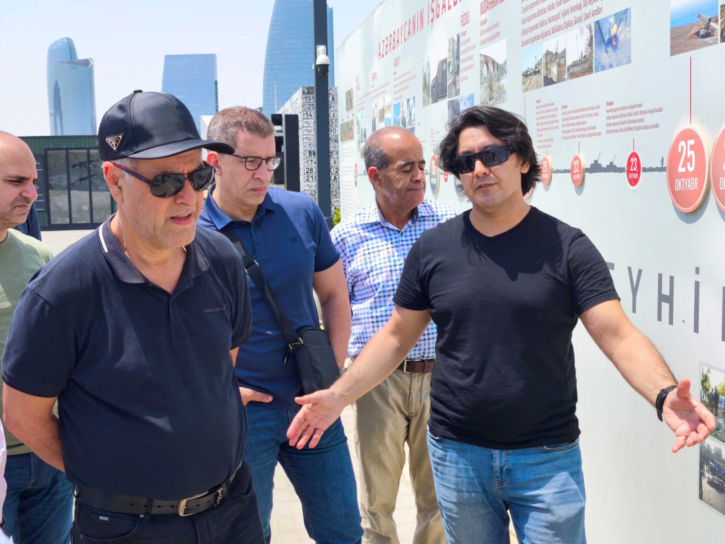 Mərakeşli jurnalistlər ölkəmizdə səfərdədir (FOTO)