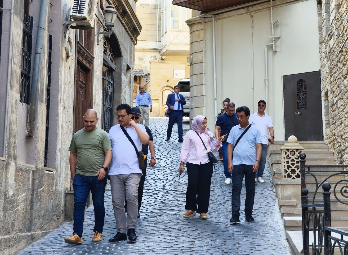 Mərakeşli jurnalistlər ölkəmizdə səfərdədir (FOTO)