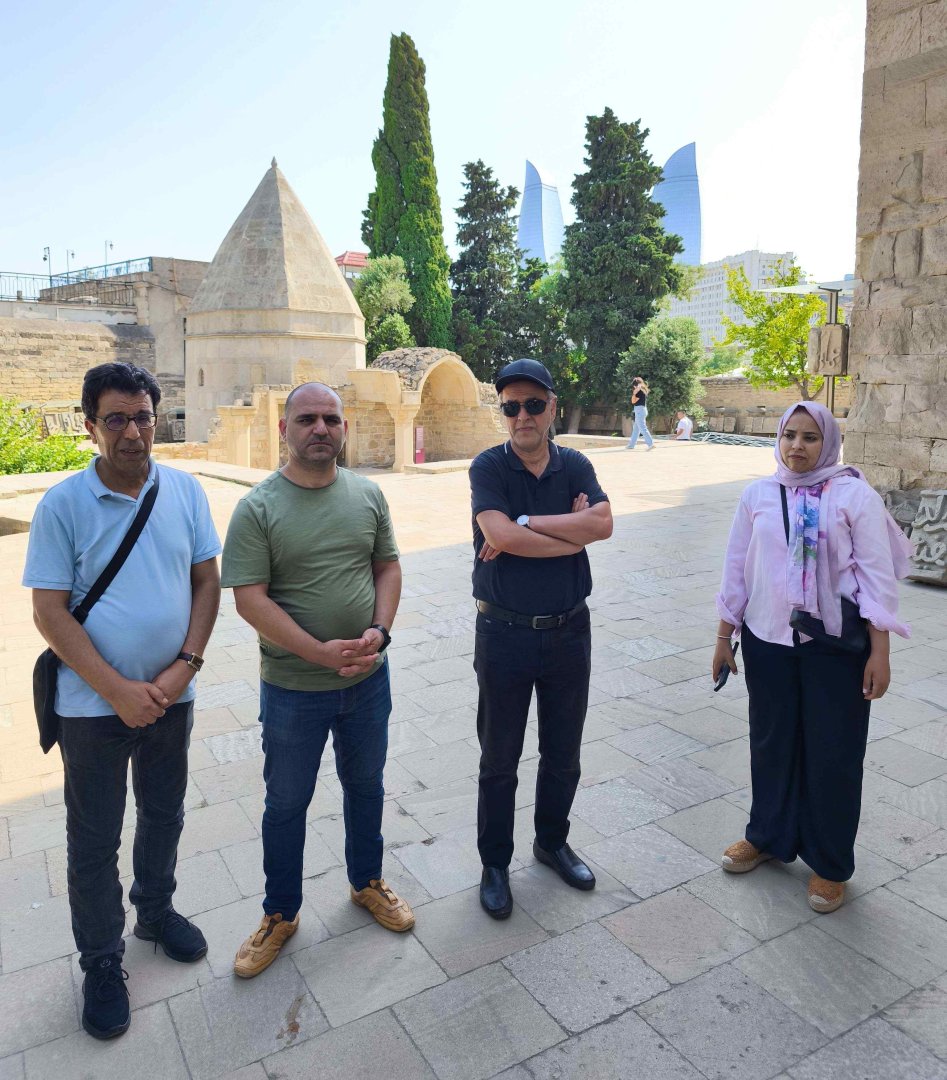 Mərakeşli jurnalistlər ölkəmizdə səfərdədir (FOTO)