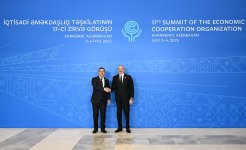 Prezident İlham Əliyev Xankəndi şəhərində İqtisadi Əməkdaşlıq Təşkilatının 17-ci Zirvə görüşündə çıxış edib (FOTO/VİDEO) (YENİLƏNİB-6)