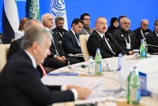 Prezident İlham Əliyev Xankəndi şəhərində İqtisadi Əməkdaşlıq Təşkilatının 17-ci Zirvə görüşündə çıxış edib (FOTO/VİDEO) (YENİLƏNİB-6)
