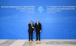 Prezident İlham Əliyev Xankəndi şəhərində İqtisadi Əməkdaşlıq Təşkilatının 17-ci Zirvə görüşündə çıxış edib (FOTO/VİDEO) (YENİLƏNİB-7)