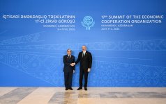 Prezident İlham Əliyev Xankəndi şəhərində İqtisadi Əməkdaşlıq Təşkilatının 17-ci Zirvə görüşündə çıxış edib (FOTO/VİDEO) (YENİLƏNİB-7)