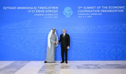 Prezident İlham Əliyev Xankəndi şəhərində İqtisadi Əməkdaşlıq Təşkilatının 17-ci Zirvə görüşündə çıxış edib (FOTO/VİDEO) (YENİLƏNİB-7)