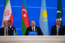 Prezident İlham Əliyev Xankəndi şəhərində İqtisadi Əməkdaşlıq Təşkilatının 17-ci Zirvə görüşündə çıxış edib (FOTO/VİDEO) (YENİLƏNİB-7)