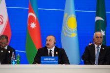 Prezident İlham Əliyev Xankəndi şəhərində İqtisadi Əməkdaşlıq Təşkilatının 17-ci Zirvə görüşündə çıxış edib (FOTO/VİDEO) (YENİLƏNİB-7)