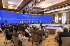 Prezident İlham Əliyev Xankəndi şəhərində İqtisadi Əməkdaşlıq Təşkilatının 17-ci Zirvə görüşündə çıxış edib (FOTO/VİDEO) (YENİLƏNİB-7)