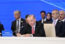 Prezident İlham Əliyev Xankəndi şəhərində İqtisadi Əməkdaşlıq Təşkilatının 17-ci Zirvə görüşündə çıxış edib (FOTO/VİDEO) (YENİLƏNİB-7)