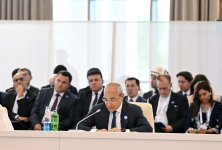 Prezident İlham Əliyev Xankəndi şəhərində İqtisadi Əməkdaşlıq Təşkilatının 17-ci Zirvə görüşündə çıxış edib (FOTO/VİDEO) (YENİLƏNİB-7)