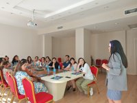 Məcburi köçkünlər psixososial dəstəkdən faydalanıblar (FOTO)