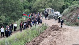 Kəlbəcərdə Birinci Qarabağ müharibəsində itkin düşmüş 3 şəhidin nəşinin qalıqları dəfn edildi (YENİLƏNİB) (FOTO)