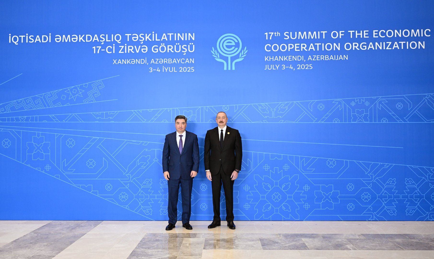 Prezident İlham Əliyev Xankəndi şəhərində İqtisadi Əməkdaşlıq Təşkilatının 17-ci Zirvə görüşündə çıxış edib (FOTO/VİDEO) (YENİLƏNİB-6)