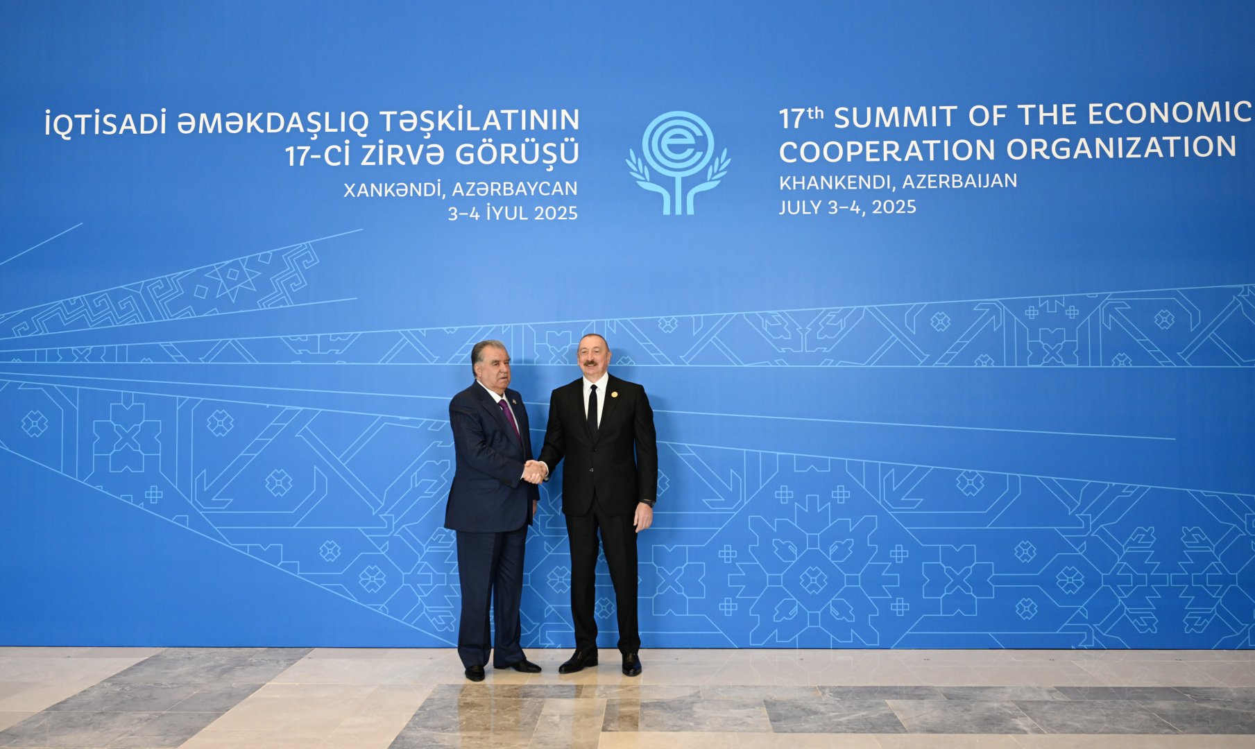 Prezident İlham Əliyev Xankəndi şəhərində İqtisadi Əməkdaşlıq Təşkilatının 17-ci Zirvə görüşündə çıxış edib (FOTO/VİDEO) (YENİLƏNİB-6)
