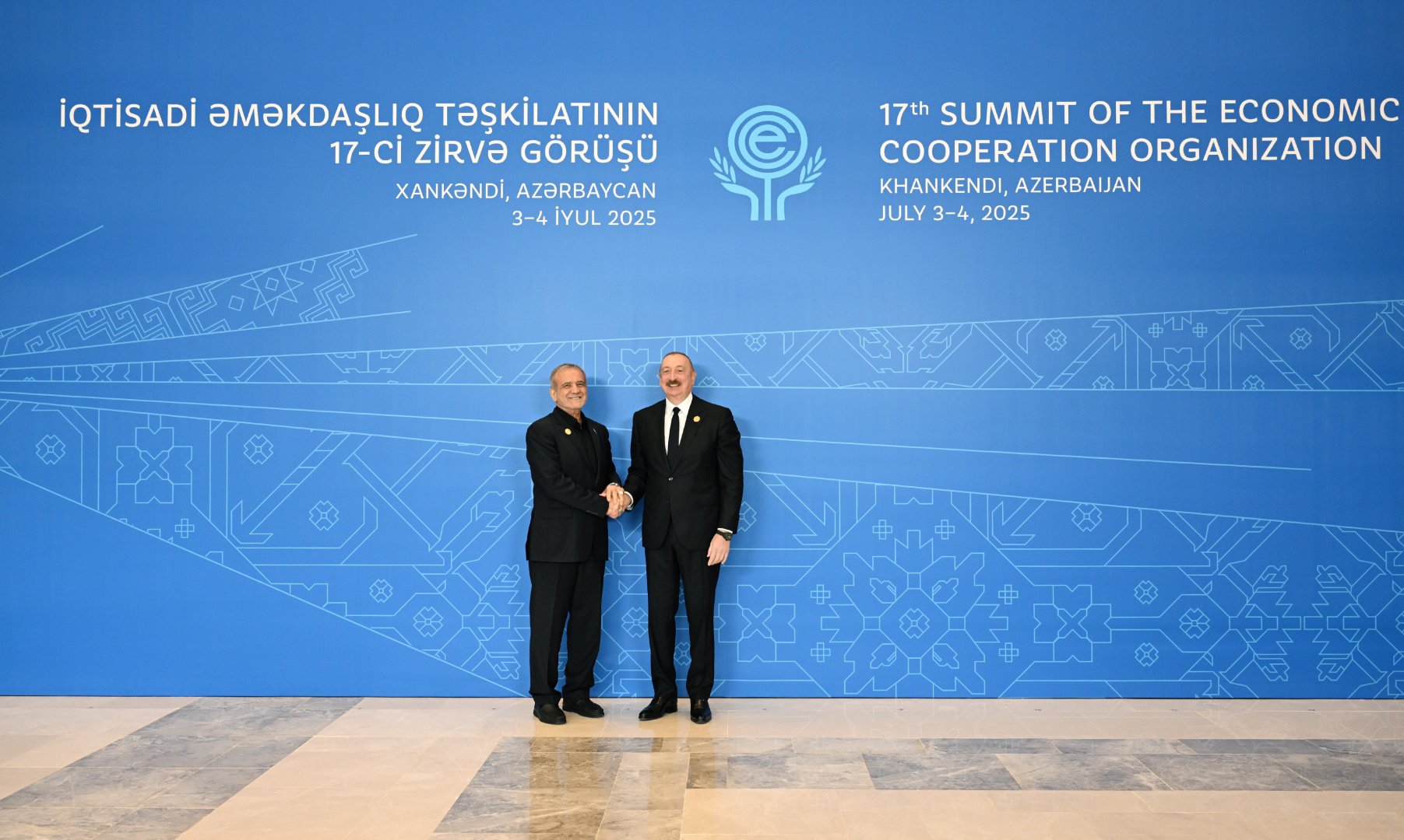 Prezident İlham Əliyev Xankəndi şəhərində İqtisadi Əməkdaşlıq Təşkilatının 17-ci Zirvə görüşündə çıxış edib (FOTO/VİDEO) (YENİLƏNİB-6)