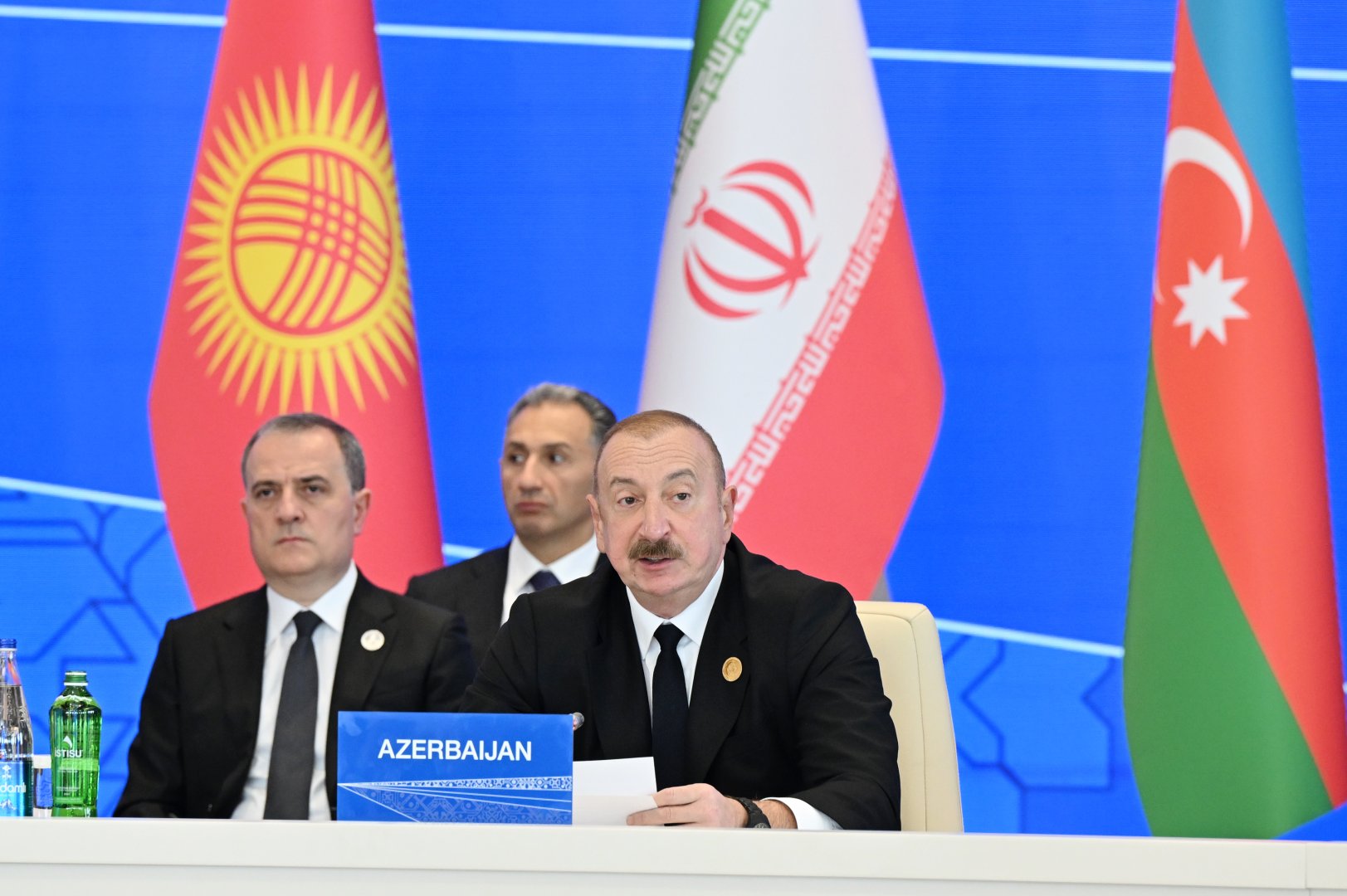 Prezident İlham Əliyev Xankəndi şəhərində İqtisadi Əməkdaşlıq Təşkilatının 17-ci Zirvə görüşündə çıxış edib (FOTO/VİDEO) (YENİLƏNİB-6)