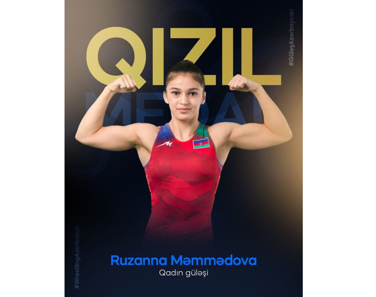 Qadın güləşçimiz Ruzanna Məmmədova Avropa çempionu oldu