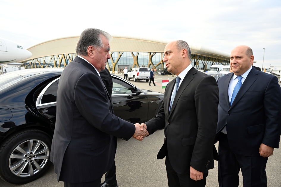 Tacikistan Prezidenti Emoməli Rəhmonun Azərbaycana səfəri başa çatıb (FOTO)