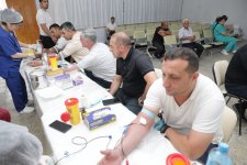 Xaçmaz rayonunda Aşura günü qanvermə aksiyası keçirilib (FOTO)