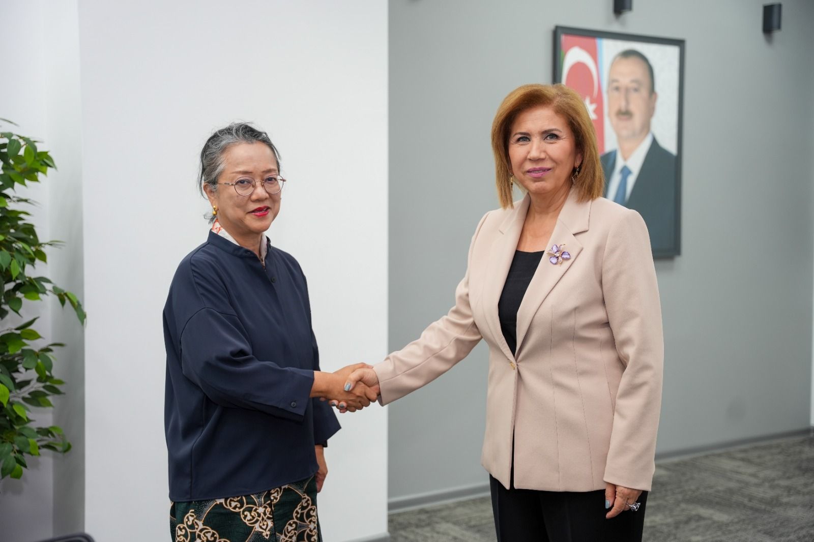 Bahar Muradova UNESCAP-ın icraçı katibi ilə görüşüb (FOTO)