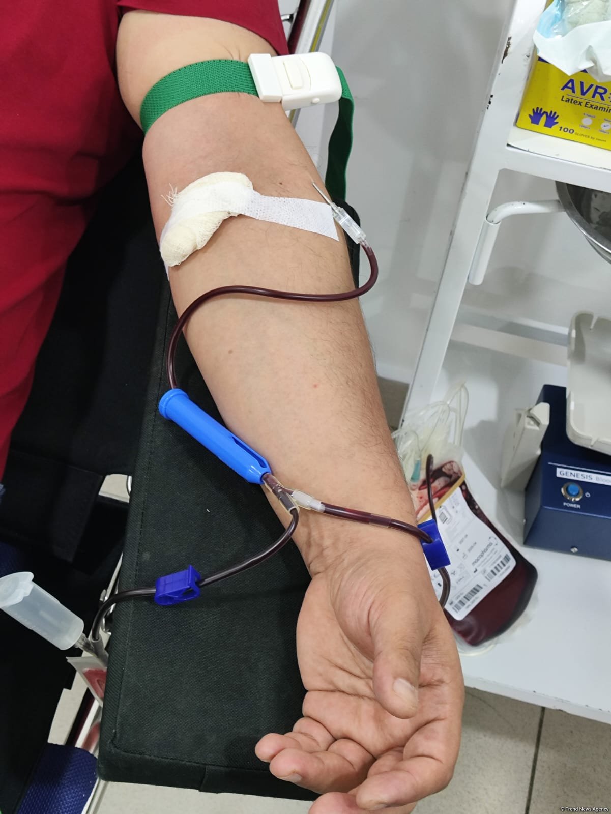 Aşura günü ilə əlaqədar qanvermə aksiyası başlayıb (FOTO)