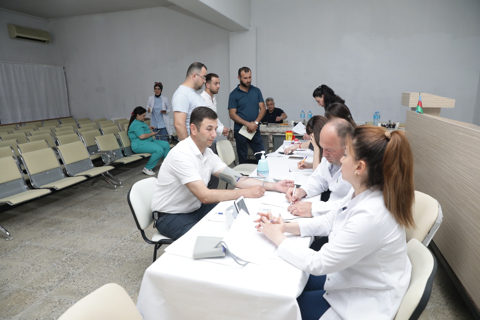 Xaçmaz rayonunda Aşura günü qanvermə aksiyası keçirilib (FOTO)