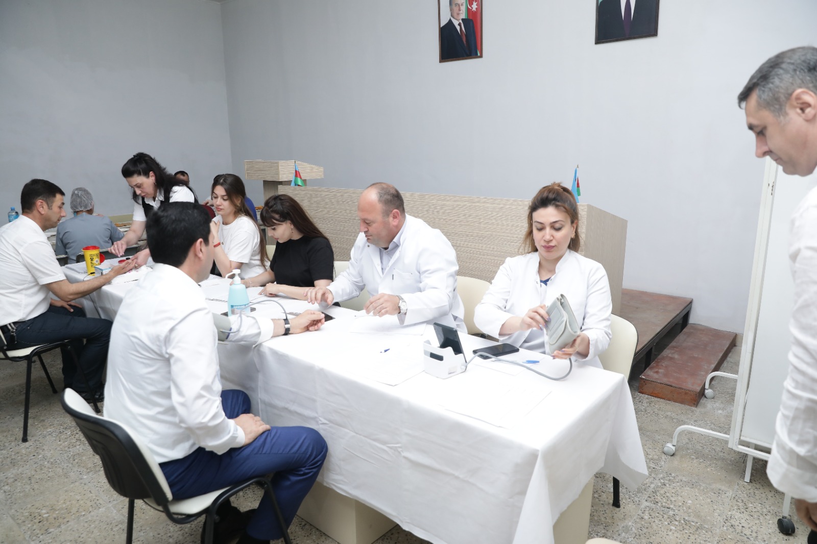 Xaçmaz rayonunda Aşura günü qanvermə aksiyası keçirilib (FOTO)