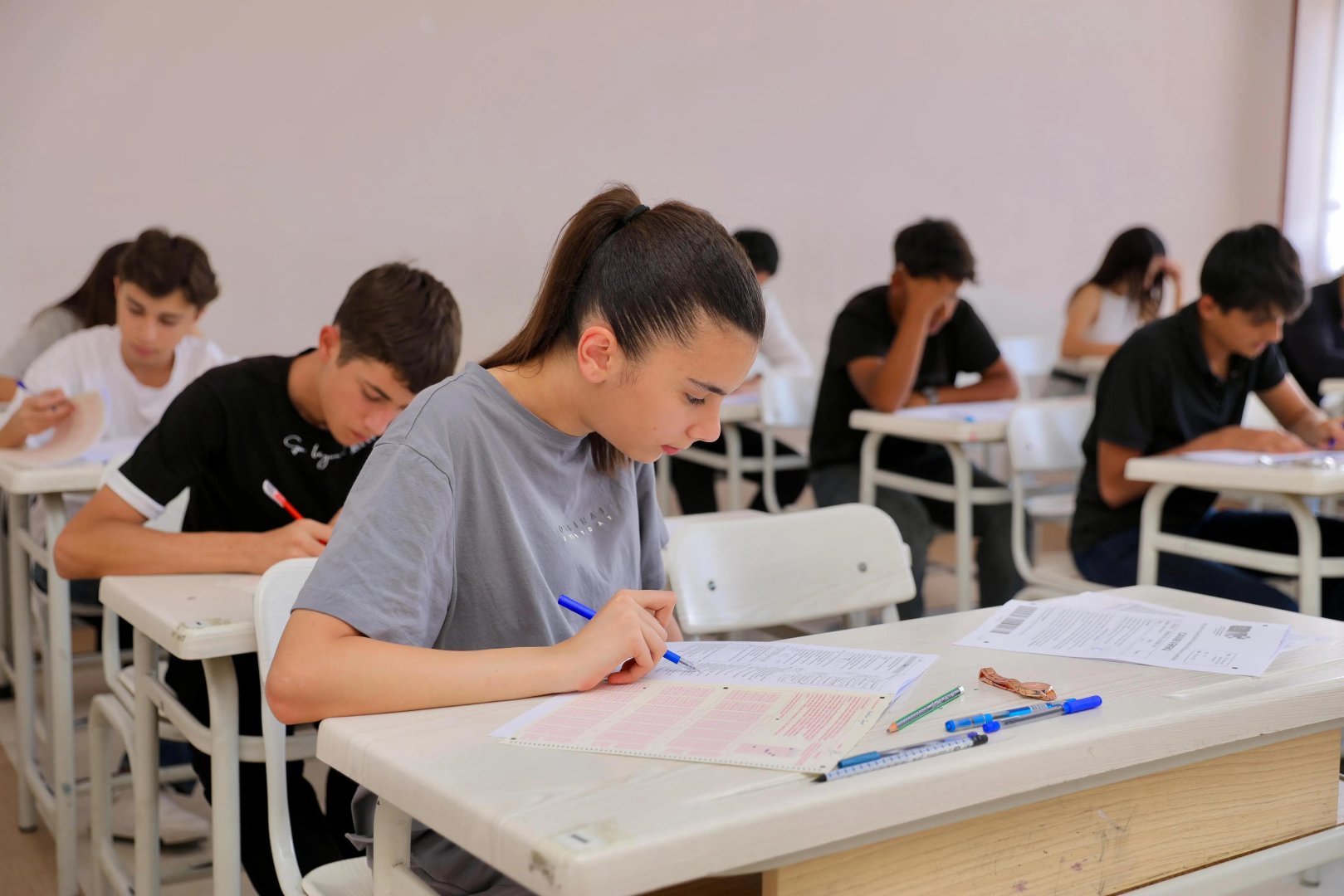 II və III ixtisas qrupları üzrə qəbul imtahanları keçirilib (FOTO)